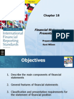 Financial Statement Presentation: Prepared by Kent Wilson