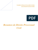 Resumos de Direito Processual Civil