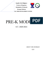 Pre-K Module