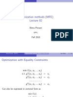 Optimization Methods (MFE) : Elena Perazzi