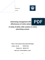 Advertising Management Influence PDF