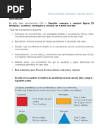 Ruta Aprendizaje Matemática 5 U3b