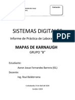 Informe 3. Mapas de Karnaugh