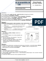 Quelques Proprietes de L Air Et Ses Constituants Exercices Non Corriges 3