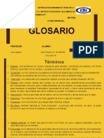 Glosario Ciencia de La Tierra de Nick Romero de 5to Año