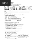 100 Exercises: 1 Reflexive Pronouns (A-C)