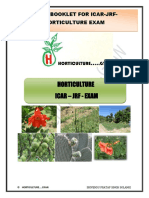 Guide Booklet For Icar-Jrf-Horticulture Exam