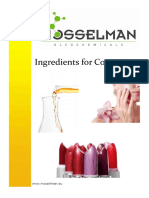 Mosselman Cosmetic Ingredients