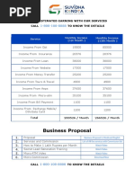 Business Proposal: Service Monthly Income (1st Month) Monthly Income (12th Month)