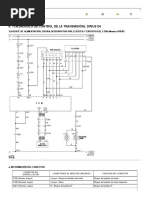 Diagrama de Cableado Eléctrico 2005 Nubira-Lacetti 6. TCM (MÓDULO DE CONTROL DE LA TRANSMISIÓN) - SIRIUS D4