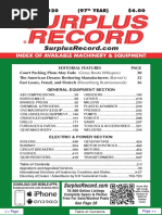 DECEMBER 2020 Surplus Record Machinery & Equipment Directory