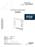 Operating Instructions Brake Module Bgl-S20K275 Egl-S20K275: Pintsch Bamag Antriebs-Und Verkehrstechnik GMBH