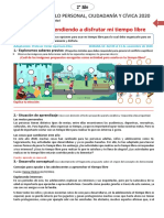 TEMA 32 - Mis Intereses y Mi Tiempo Libre - 2° Año