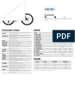 ALMA M50.: Especificaciones Y Opciones Geometría