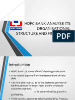 HDFC Bank-Analyse Its Organisational Structure and Find Issues