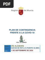 Plan de Contingencia Frente A La Covid-19: Cra Alzabara