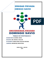 Trabajo 2 de Algebra Lineal PDF