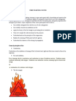 Fire Fighting Notes Objectives of This Training