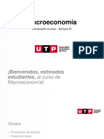 Macroeconomía UTP - Semana 1 PDF