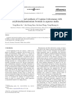 Ultrasonics Sonochemistry. 2004, 11, 393-397