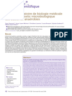 Rôle Du Laboratoire de Biologie Médicale Dans Le Diagnostic Microbiologique Des Bactéries Anaérobies