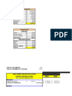 Flujo de Caja y Analisis Sensibilidad