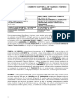 Modelo Contrato Laboral Indefinido-Fanny Lopez