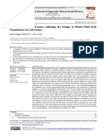 An Investigation of Factors Affecting The Design of Model Piled Raft Foundations in Laboratory (#689088) - 968502