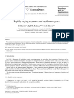 Rapidly Varying Sequences and Rapid Convergence: D. Djur Ci C, Lj.D.R. Ko Cinac, M.R. Žižovi C