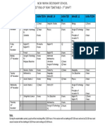 2017 End of Year Timetable