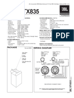 JBL Stx835: Technical Manual