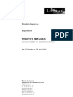 Dossier de Presse - Primitifs Français 2004