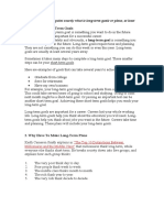 Definition: Long-Term Goals: Idea 1: The First, Pinpoint Exactly What Is Long-Term Goals or Plans, at Least 10 Years