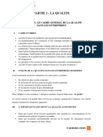 Module Qualite Licence Professionnelle PDF