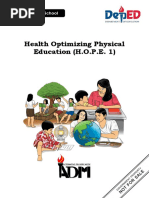 Health Optimizing Physical Education (H.O.P.E. 1)