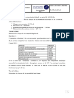 DUT Comptabilité Analytique - TD 01 - 2020