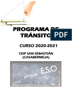 Tránsito 2020 Plan Acogida