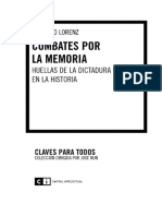 Lorenz Federico - Combates Por La Memoria