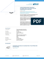 Vertical Displacement Transducer Assembly 15mm Travel With 5 Pin Din Plug Bracket For Shear Box PDF