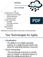 Cloud Computing: Traditional Sever Concept