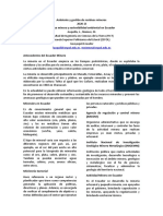 Política Minera y Sostenibilidad Ambiental en Ecuador