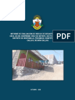 9988 - Informe de Evaluacion de Riesgos de Desastres Por Sismo en El Aahh Santisima Cruz de Motupe Sector Pachacutec Distrito de Ventanilla Provincia Constit PDF