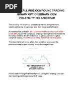 SECRET Volatility 100 and Bear