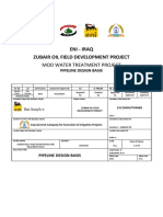 Pipeline Design Basis