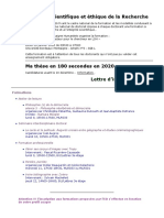 Thèse Et Vitesse PDF