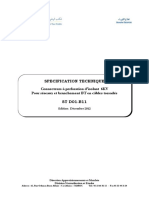 Specification Technique Connecteurs À Perforation D'isolant 6KV Pour Réseaux Et Branchement BT en Câbles Torsadés ST D01-B11