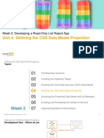 Unit 4: Defining The CDS Data Model Projection: Week 2: Developing A Read-Only List Report App