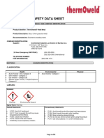 Hoja de Seguridad de Soldadura