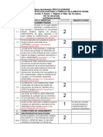 Acta de Inspeccion A Fabrica de Alimentos de INVIMA