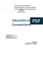 Ensayo de Educacion No Convencional